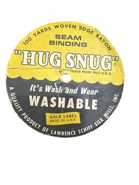 Vintage Spool of Hug Snug Rayon Sean Binding